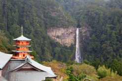 那智の滝と寺