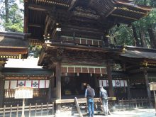 諏訪4社に参拝中の写真